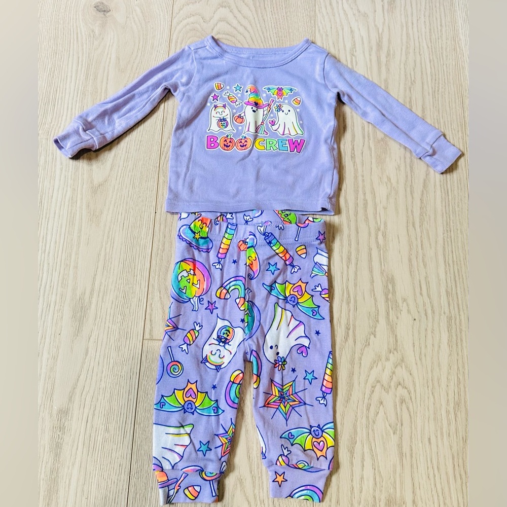 The Children’s Place Baby Halloween Boo Crew Pajama Set